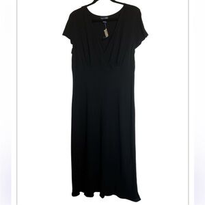 Lane Bryant Black Midi Dress